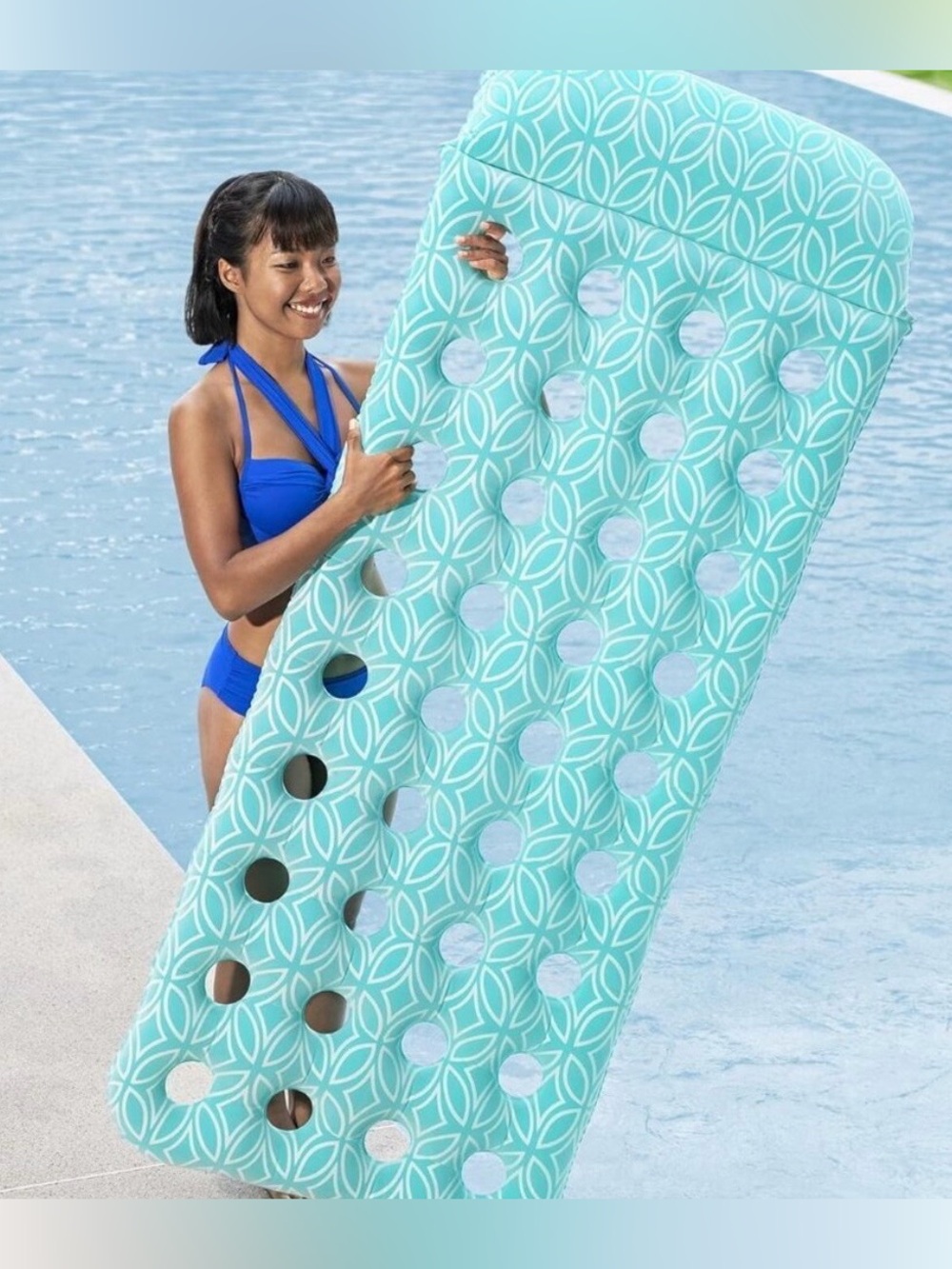 New H2OGO Comfort Plush Floating Mat 6'x6"x29” - Picture 2 of 5